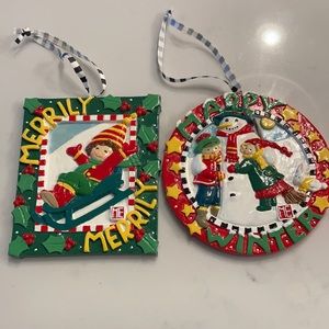 Set of 2 Mary Engelbreit ornaments